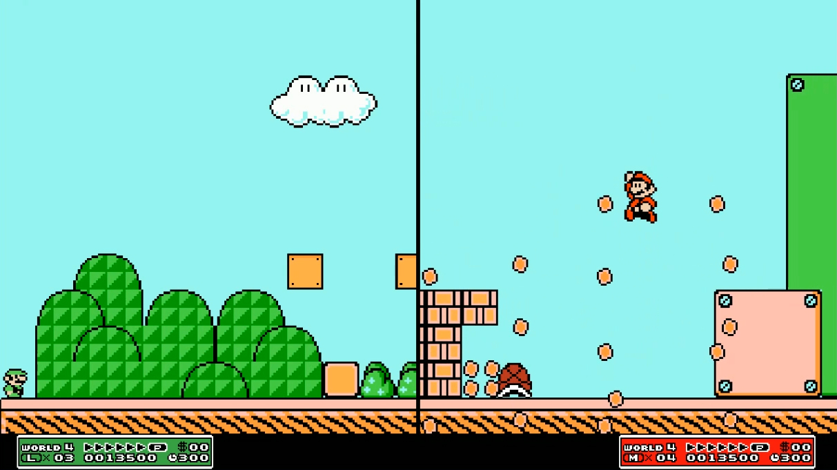 Super Mario 3 video game recreation